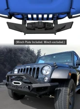 Tyger Auto Fury Front Bumper Jeep Gladiator JT | Wrangler JK|JL 2007-2021                                     - TG-BP6J80068 - Image 5