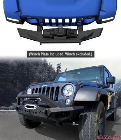 Tyger Auto Fury Front Bumper Jeep Gladiator JT | Wrangler JK|JL 2007-2021 - TG-BP6J80068