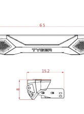 Tyger Auto Fury Rear Bumper Jeep Wrangler JK 2007-2018                                     - TG-BP9J80098 - Image 5
