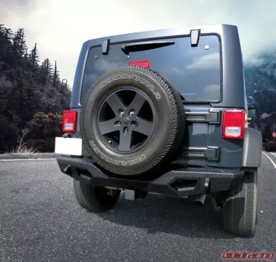 Tyger Auto Fury Rear Bumper Jeep Wrangler JK 2007-2018 - TG-BP9J80098