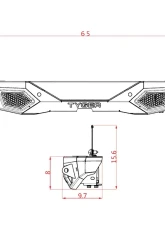 Tyger Auto Fury Rear Bumper Jeep Wrangler JL 2018-2021                                     - TG-BP9J81198 - Image 5