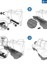 Tyger Auto Under Seat Storage Box Chevrolet Silverado | GMC Sierra 1500|2500|3500 Double Cab 2014-2019                                     - TG-CB5C2248 - Image 6