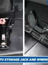 Tyger Auto Under Seat Storage Box Chevrolet Silverado | GMC Sierra 1500|2500|3500 Crew Cab 2019-2020                                     - TG-CB5C2278 - Image 5