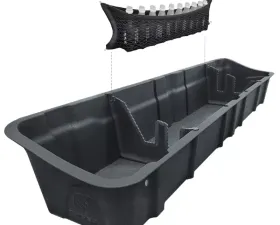 Tyger Auto Under Seat Storage Box Ford F-150 | F-250 | F-350 | F-450 | F-550 Crew Cab 2015-2020