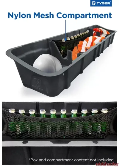 Tyger Auto Under Seat Storage Box Ford F-150 | F-250 | F-350 | F-450 | F-550 Crew Cab 2015-2020 - TG-CB5F2228