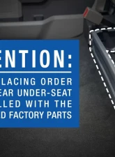 Tyger Auto Under Seat Storage Box Ford F-150 | F-250 | F-350 | F-450 | F-550 Crew Cab 2015-2020                                     - TG-CB5F2228 - Image 4