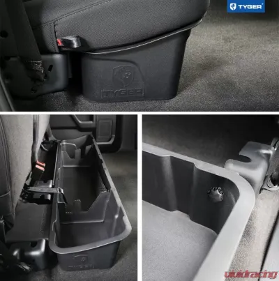 Tyger Auto Under Seat Storage Box Ford F-150 | F-250 | F-350 | F-450 | F-550 Crew Cab 2015-2020 - TG-CB5F2228