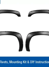 Tyger Auto Bolt-Riveted Style Fender Flares Chevrolet Silverado | GMC Sierra 1999-2006                                     - TG-FF8C4058 - Image 2