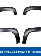 Tyger Auto Bolt-Riveted Style Fender Flares Chevrolet | GMC 1988-2000                                     - TG-FF8C4088 - Image 2