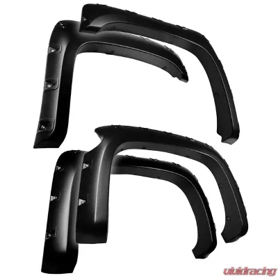 Tyger Auto Bolt-Riveted Style Fender Flares Chevrolet Silverado 1500 2007-2013 - TG-FF8C4108