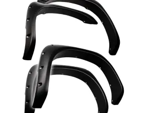 Tyger Auto Bolt-Riveted Style Fender Flares (Fine-Textured Matte Black) Dodge Ram 1500 | 2500 | 3500 2002-2009
