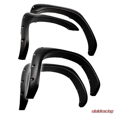 Tyger Auto Bolt-Riveted Style Fender Flares (Fine-Textured Matte Black) Dodge Ram 1500 | 2500 | 3500 2002-2009 - TG-FF8D4078