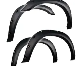 Tyger Auto Bolt-Riveted Style Fender Flares (Rugged-Textured Matte Black) Ram 2500 | 3500 2010-2018