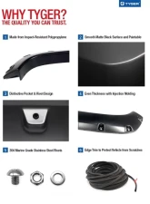 Tyger Auto Bolt-Riveted Style Fender Flares Ram 2500 | 3500 2010-2018                                     - TG-FF8D4138 - Image 4