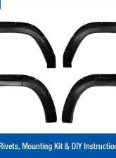 Tyger Auto Bolt-Riveted Style Fender Flares Toyota 4Runner 2014-2020                                     - TG-FF8T4358 - Image 2