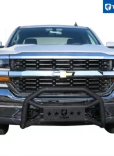 Tyger Auto Textured Black Front Bumper Guard Chevrolet Silverado | GMC Sierra 1500 2007-2018                                     - TG-GD6C60048 - Image 6