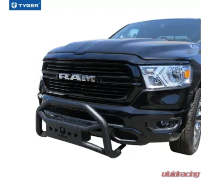 Tyger Auto Textured Black Front Bumper Guard Ram 1500 2019-2021 - TG-GD6D60078