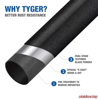 Tyger Auto Textured Black Front Bumper Guard Ram 2500 | 3500 2010-2018 - TG-GD6D60108