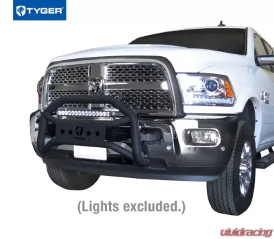 Tyger Auto Textured Black Front Bumper Guard Ram 2500 | 3500 2010-2018 - TG-GD6D60108
