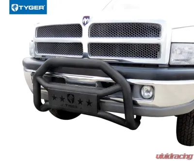 Tyger Auto Textured Black Front Bumper Guard Dodge Ram 1500 | 2500 | 3500 1994-2002 - TG-GD6D60318