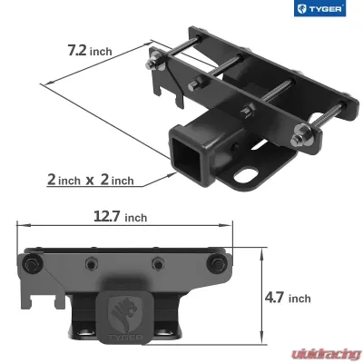 Tyger Auto Factory Style 2" Rear Receiver Jeep Wrangler JL|JLU 2018-2021 - TG-HC2J003B