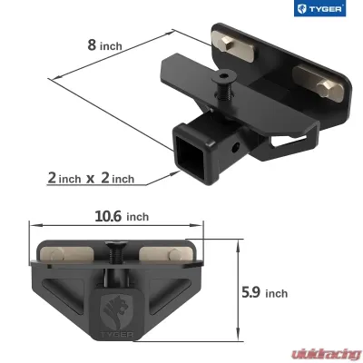Tyger Auto Factory Style 2" Rear Receiver Dodge Ram 1500 | 2500 | 3500 2003-2018 - TG-HC3D002B