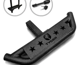 Tyger Auto Textured Black Hitch Armor w/ Pin Lock