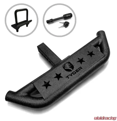 Tyger Auto Textured Black Hitch Armor w/ Pin Lock - TG-HS8U81238
