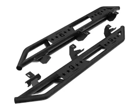 Tyger Auto Textured Black Star Armor Running Boards Jeep Wrangler JL 4-Door 2018-2021