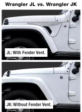 Tyger Auto Textured Black Star Armor Running Boards Jeep Wrangler JL 4-Door 2018-2021                                     - TG-JA2J2288B - Image 4