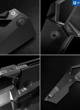 Tyger Auto K7 EDC Black Folding Pocket Knife                                     - TG-KF9C2898 - Image 4