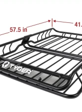 Tyger Auto Heavy Duty Roof Mounted Cargo Basket                                     - TG-RK1B942B - Image 3