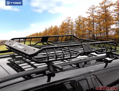 Tyger Auto Heavy Duty Roof Mounted Cargo Basket - TG-RK1B942B