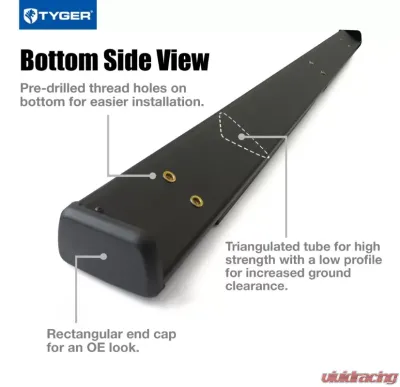 Tyger Auto 4" Black Riser Ram 1500 Crew Cab 2009-2020 - TG-RS2D40068