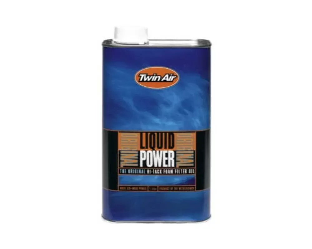 Twin Air Maintenance Products | Liquid Power Filter Oil | 1 liter - 159015