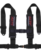 STV Motorsports 2-Inch 4-Point Auto-Style Harness                                     - 4-point-2-black-auto - Image 4