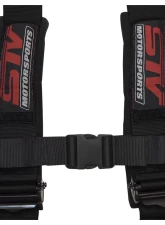 STV Motorsports 4-Point Sewn-In Type Racing Harness                                     - 4-point-2-black-sewn-in - Image 2