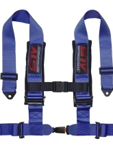 STV Motorsports 2-Inch 4-Point Auto-Style Harness                                     - 4-point-2-blue-auto - Image 4