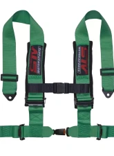 STV Motorsports 2-Inch 4-Point Auto-Style Harness                                     - 4-point-2-green-auto - Image 4