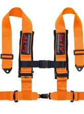 STV Motorsports 2-Inch 4-Point Auto-Style Harness                                     - 4-point-2-orange-auto - Image 4