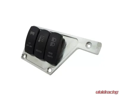STV Motorsports 3 Switch Upper Left Side Dash Panel Polaris RZR XP | XP4 1000 - S1KSIDEALU