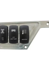 STV Motorsports 3 Switch Upper Left Side Dash Panel Polaris RZR XP | XP4 1000                                     - S1KSIDEALU - Image 6