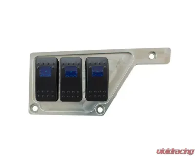 STV Motorsports 3 Switch Upper Left Side Dash Panel Polaris RZR XP | XP4 1000 - S1KSIDEALU