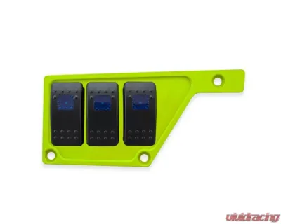 STV Motorsports 3 Switch Upper Left Side Dash Panel Polaris RZR XP | XP4 1000 - S1KSIDELIME