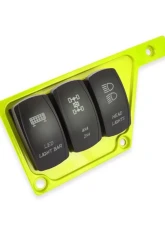 STV Motorsports 3 Switch Upper Left Side Dash Panel Polaris RZR XP | XP4 1000                                     - S1KSIDELIME - Image 6