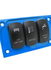 STV Motorsports 3 Switch Lower Left Side Dash Panel Polaris RZR XP | XP4 1000                                     - SDP3BL - Image 4