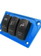 STV Motorsports 3 Switch Lower Left Side Dash Panel Polaris RZR XP | XP4 1000                                     - SDP3BL - Image 5
