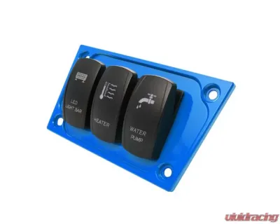 STV Motorsports 3 Switch Lower Left Side Dash Panel Polaris RZR XP | XP4 1000 - SDP3BL