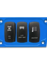 STV Motorsports 3 Switch Lower Left Side Dash Panel Polaris RZR XP | XP4 1000                                     - SDP3BL - Image 7
