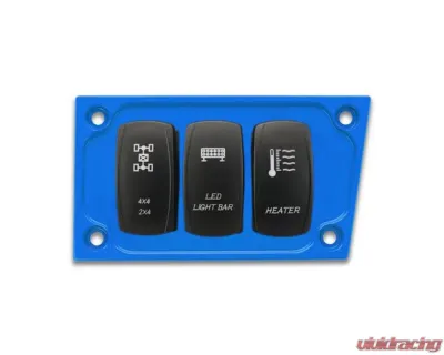 STV Motorsports 3 Switch Lower Left Side Dash Panel Polaris RZR XP | XP4 1000 - SDP3BL